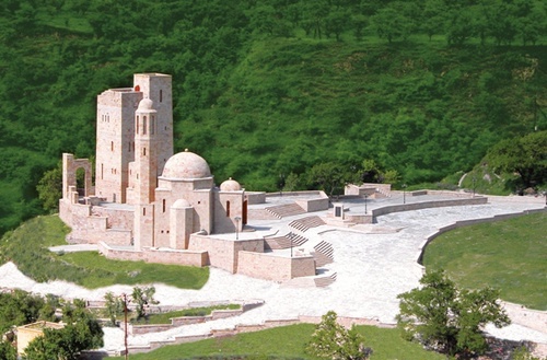 Memorial complex "Vatan" in the village of Gunib. Photo by the "Caucasian Knot"