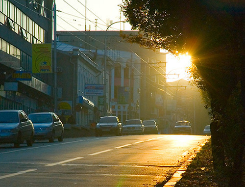 Street in Stavropol. Photo by Alexander Nikolaev, http://www.flicr.com/photos/avn