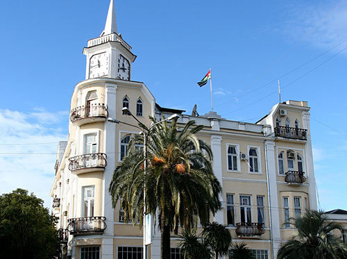 Abkhazia, Sukhum, Mayor's Office. Photo by www.flickr.com/photos/photophoca, Vladimir Sokolov