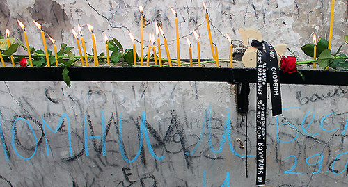 Memorial for the victims of Beslan terror act, Beslan, September 2014.  Photo by Emma Marzoeva for the ‘Caucasian Knot’. 