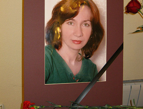 Meeting in memory of Natalya Estemirova. Moscow, Human right center "Memorial" hall, July 23, 2009. Photo by the "Caucasian Knot"