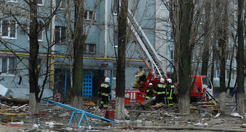 Gas explosion in the residential house in Volgograd. December 20, 2015. Photo by Tatyana Filimonova for the "Caucasian Knot"