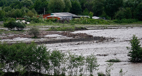 A landslide in Chechnya. Photo: © Vladimir Anosov. YUGA.ru https://www.yuga.ru/news/398587/