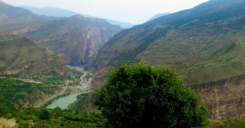 The village of Kharachi of the Untsukul District of Dagestan. Photo: Mamasi Mamasiev http://odnoselchane.ru/