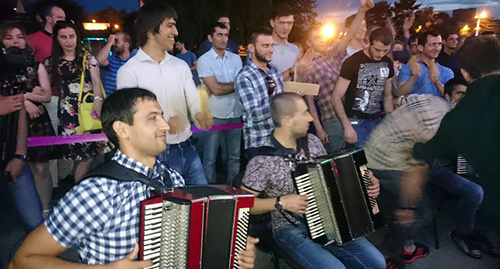 Participants of Adyge Djegu in centre of Nalchik. Photo by Louise Orazaeva for the ‘Caucasian Knot’. 