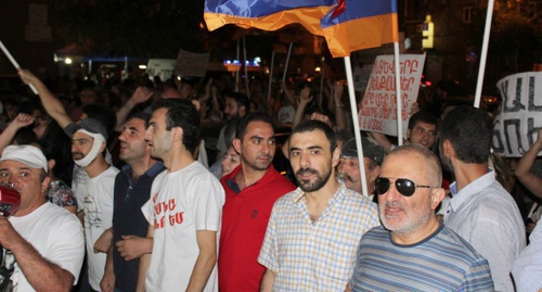 The rally of the supporters of the movement "Sasna Tsrer". August 26, 2016. Photo by Tigran Petrosyan for the "Caucasian Knot"