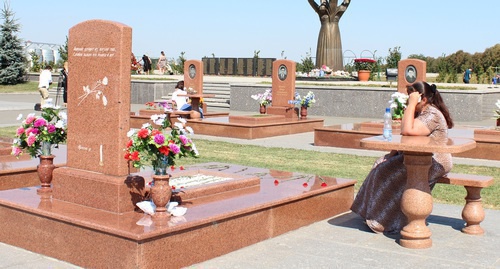 The memorial cemetery in Beslan where the victims of the terror act are buried. September 1, 2016. Photo by Emma Marzoeva for the "Caucasian Knot"