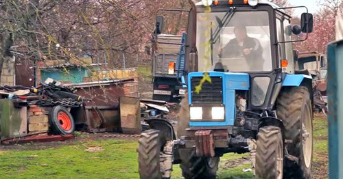 Agricultural equipment. Photo: RFE/RL