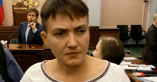 Nadezhda Savchenko in the Russian Supreme Court room, October 26, 2016. Photo by Oleg Krasnov for the ‘Caucasian Knot’. 