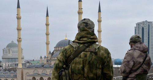 Grozny. Photo: http://obzor.press/regions/37434-v-groznom-razyiskivayut-troix-boevikov-napavshix-na-policzejskix