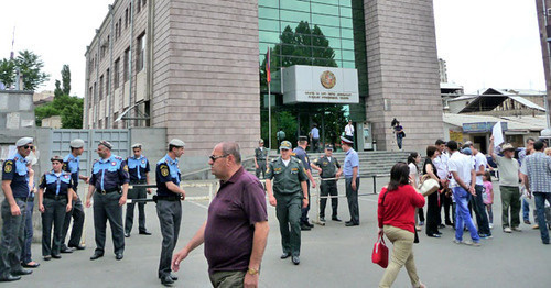 Court of general jurisdiction of the Yerevan districts Kentron and Nork-Marash, Yerevan. Photo by Armine Martirosyan for the 'Caucasian Knot'. 