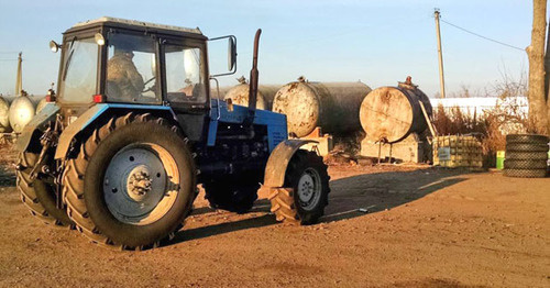 Participants of the “tractor march”. Photo: Andry Dubchak/RFE/RL