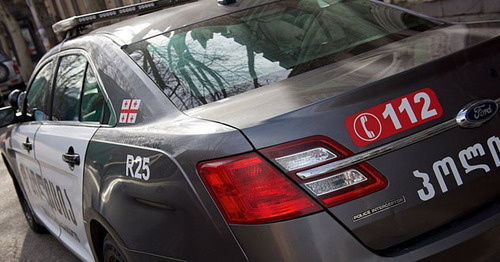 A police car. Georgia. Photo: Sputnik/Alexander Imedashvili