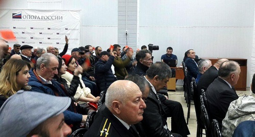 The participants of the "Congress of Karachay People". March 25, 2017. Photo by Asya Kapaeva for "Caucasian Knot"