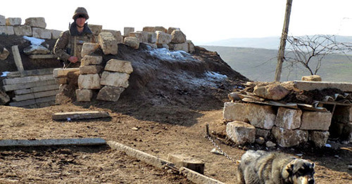 Combat contact line in Nagorny Karabakh. Photo by Alvard Grigoryan for the 'Caucasian Knot'. 