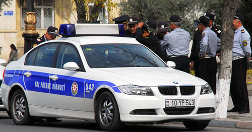 Azerbaijani police. Photo: http://minval.az/news/84405