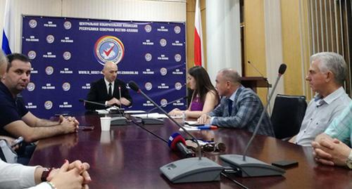 Roundtable on results of elections in North Ossetia. Photo by Emma Marzoeva for the Caucasian Knot. 