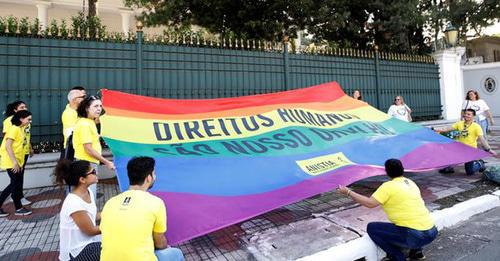 LGBT flag. Photo: REUTERS/Paulo Whitaker