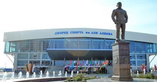 The Ali Aliev Wrestling Training Center (Sport Complex) in Kaspiysk. Photo www.riadagestan.ru