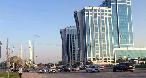 The city of Argun in Chechnya. Photo by Akhmed Aldebirov for the "Caucasian Knot"