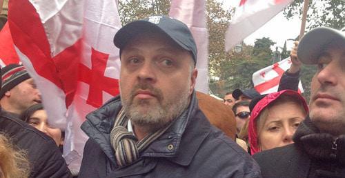 Giorgi Baramidze take part in rally organized by the "United National Movement", Tbilisi, December 6, 2017. Photo by Galina Gotua for the Caucasian Knot. 