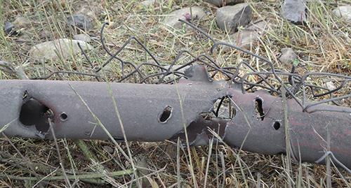 Traces of shelling. Nagorno-Karabakh. Photo by Alvard Grigoryan for the "Caucasian Knot"