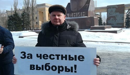 Andrei Shevchenko, secretary of the CPRF's Volgograd Regional Committee, Volgograd, March 20, 2018. Photo by Tatiana Filimonova for the Caucasian Knot. 