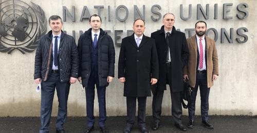 Delegation of Republic of Abkhazia. Photo by Dmitry Stateinov for the Caucasian Knot. 