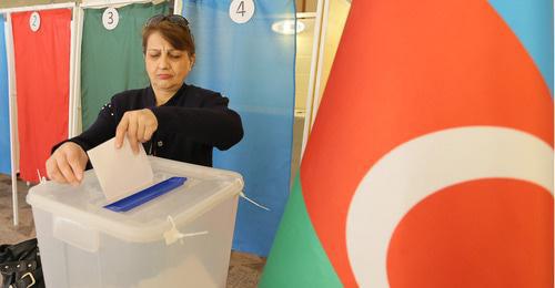 At a polling station during presidential election in Azerbaijan, Baku, April 11, 2018. Photo by Aziz Karimov for the Caucasian Knot