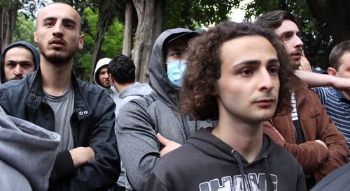 Participants of the protest action in Tbilisi. May 13, 2018. Photo by Inna Kukudjanova for the "Caucasian Knot"