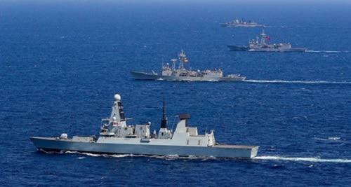 NATO warships in the Black Sea. Photo by the press service of the Royal Navy https://www.royalnavy.mod.uk/our-organisation/the-fighting-arms/surface-fleet/destroyers/hms-duncan