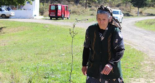 Anet, refugee from the village of Talish. Photo by Alvard Grigoryan for the Caucasian Knot