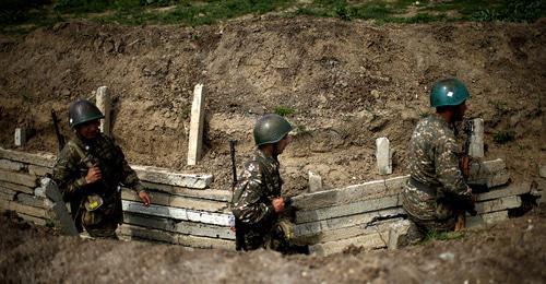 On the contact line in Nagorno-Karabakh. Photo: REUTERS/Staff