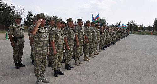 Soldiers of Azerbaijani Army. Photo: http://mod.gov.az/az/foto-arxiv-045/