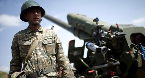 On the contact line in Nagorno-Karabakh. Photo: REUTERS/Staff