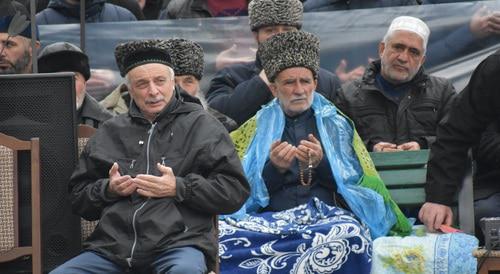 Protesters in Magas, October 7, 2018. Photo is provided to the Caucasian Knot by Yakub Gogiev