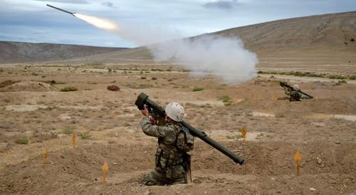 Military drills of the Azerbaijani Army, October 2018. Photo: website of the Ministry of Defence of Azerbaijan, https://mod.gov.az/ru/news/provedeny-uchebnye-trenirovki-podrazdelenij-protivovozdushnoj-oborony-24461.html