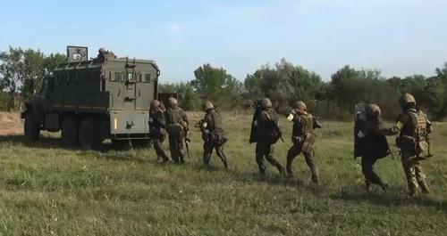 Special operation in Dagestan. Photo: press service of the National Antiterrorist Committee, http://nac.gov.ru