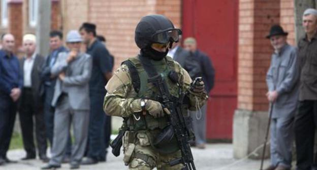 Law enforcer, Ingushetia. Photo: REUTERS/Kazbek Basayev