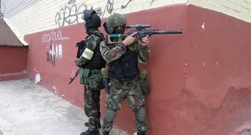 Law enforcers. Photo by the press service of Russia's National Anti-Terrorism Committee http://nac.gov.ru