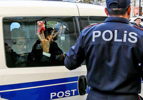 Detention of Abulfaz Sadygbeili, Baku, November 3, 2017. Photo by Aziz Karimov for the Caucasian Knot