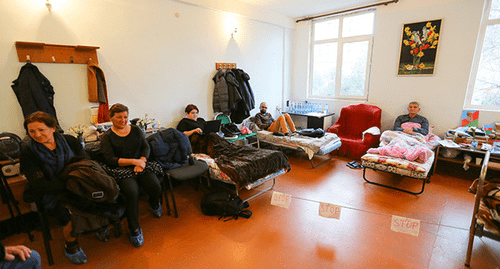 Hunger strike at the office of the "Musavat" Party with the demand to release all political prisoners in the country, Baku, January 16, 2019. Photo by Aziz Karimov for the Caucasian Knot