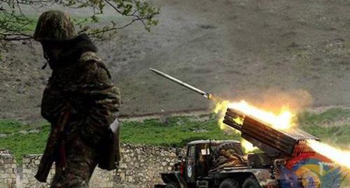 Military excercises in the Karabakh army. Photo http://www.nkrmil.am/history-of-defence-army/view/39