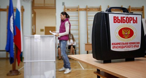 At polling station in the Krasnodar Territory. Photo: Vlad Alexandrov, Yuga.ru