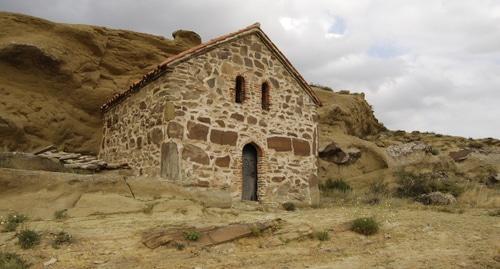 Part of the "David Gareji" Monastery Complex situated on the Azerbaijani territory. Photo: Andrzej Wójtowicz from Poznań, Poland -https://commons.wikimedia.org/w/index.php?curid=30058738