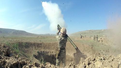 Military exercises of the Azerbaijani Army, May 2019. Photo: press service of the Ministry of Defence of Azerbaijan, https://mod.gov.az