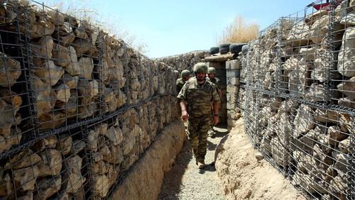 Azerbaijani combat positions. Photo: press service of the Ministry of Defence of Azerbaijan, https://mod.gov.az