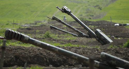 At the contact line in Nagorno-Karabakh. Photo: REUTERS/Staff