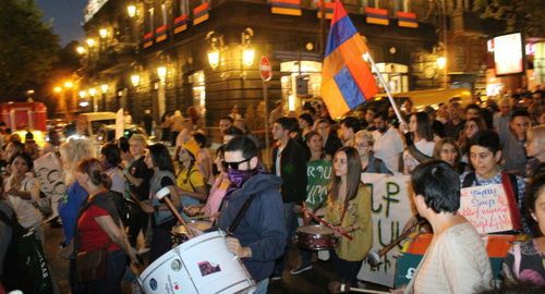 March against the development of Amulsar field. Photo by Tigran Petrosyan for the "Caucasian Knot"