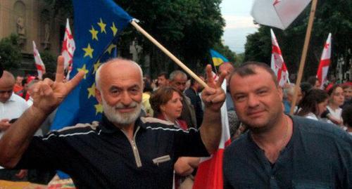 Participants of the march in Tbilisi on June 20, 2019. Photo by Beslan Kmuzov for the "Caucasian Knot"